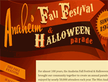 Tablet Screenshot of anaheimfallfestival.org